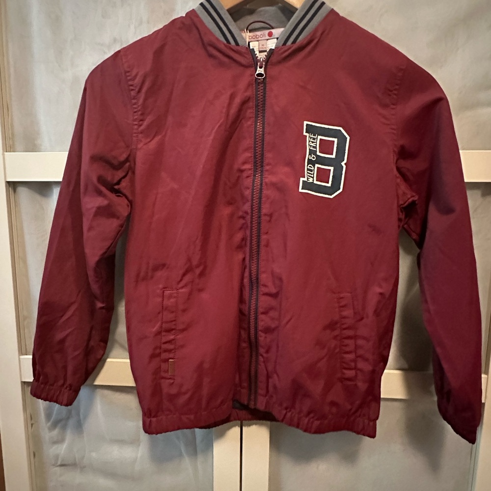 Boboli Burgundy Bomber Jacket